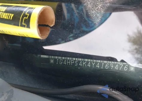 2000 Buick Lesabre Custom from USA, damaged, VIN 1G4HP54K4Y4169476